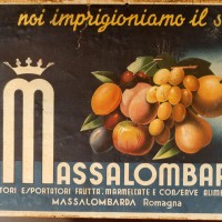 Etichette delle ditte di produzione e commercio di frutta e conserve alimentari di Massa Lombarda