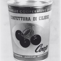 Confettura di ciliegie a marchio Coop (1948)